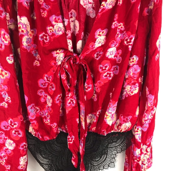 NWT Free People Forties Feel Printed bodysuit - Picture 4 of 8